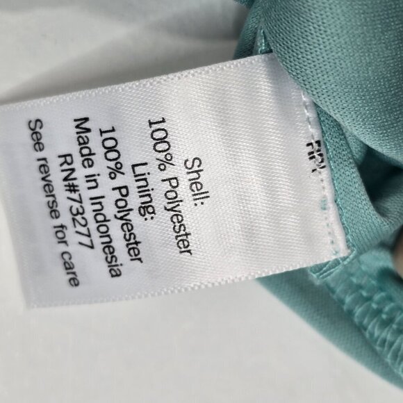 LC Conrad Sage Pistachio Green Edwardian High Collar Ruffle Long Sleeve Dress - Picture 9 of 9